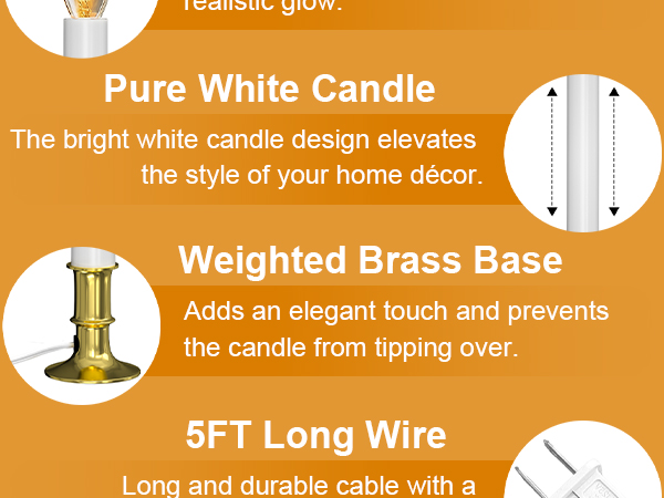 electric window candles