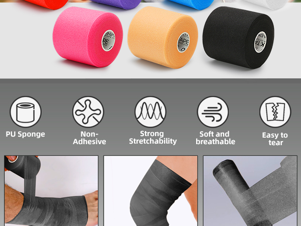 pre wrap tape athletic