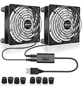 MEGAttA 120mm High Speed 2500 RPM Low Noise External Cooling Fan,for Receiver,Raspberry, PlayStat...