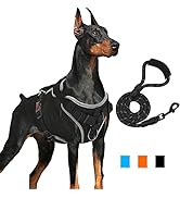 Supet Dog Harness No Pull, Dog Vest Harness with Free Dog Leash, No Choke Dog Harness Adjustabl...