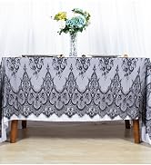 Lace Table Cloths Rectangle Scalloped Tablecloth Lace for Tables Lace Tablecloths