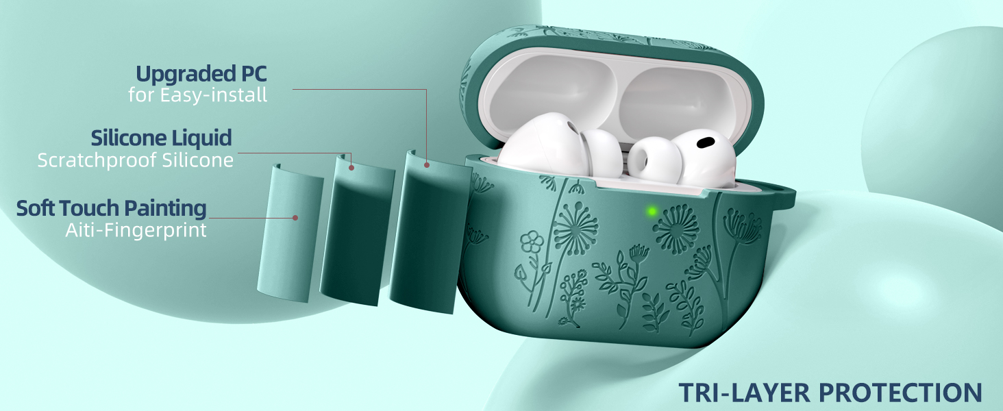 soft silicone airpods pro 3 case