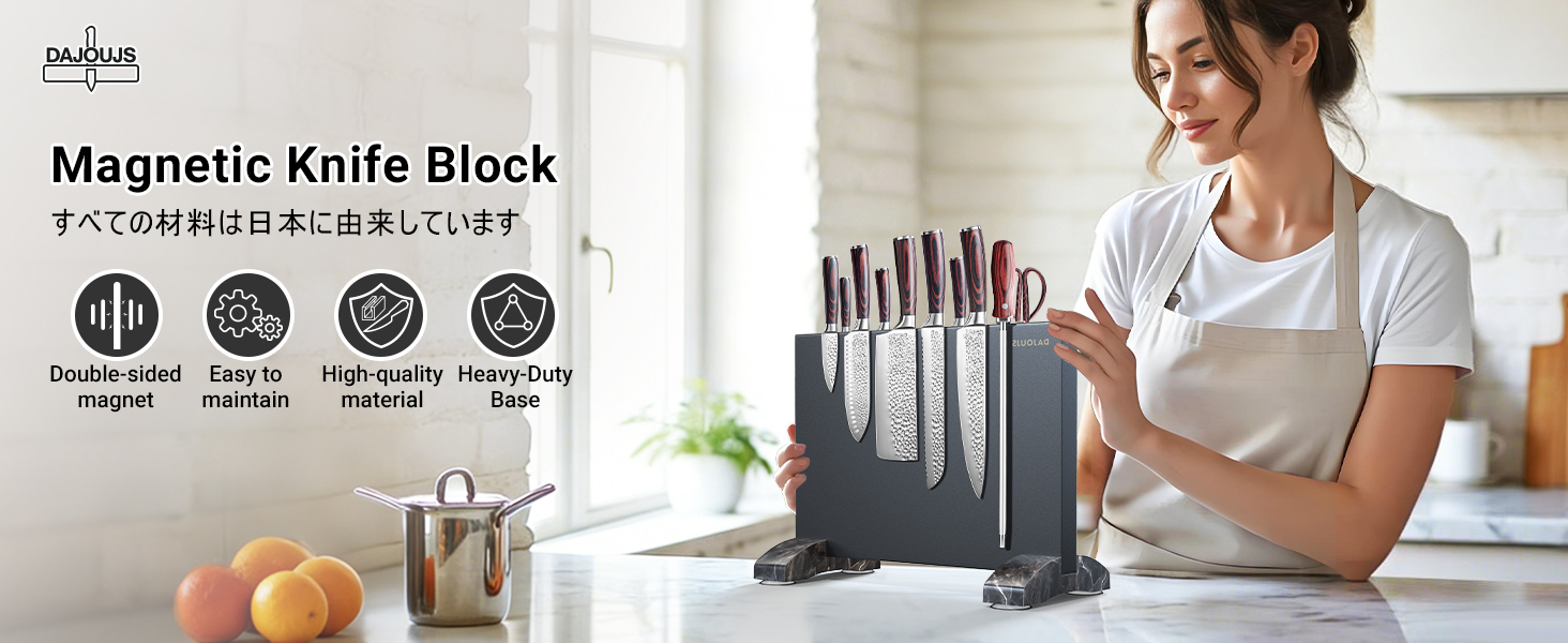 magnetic knife block