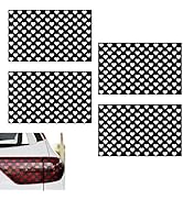 Qurbuns Car Heart-Shaped Car Taillight Sticker, Creative Waterproof Rear Tail Light Tint Film, Se...
