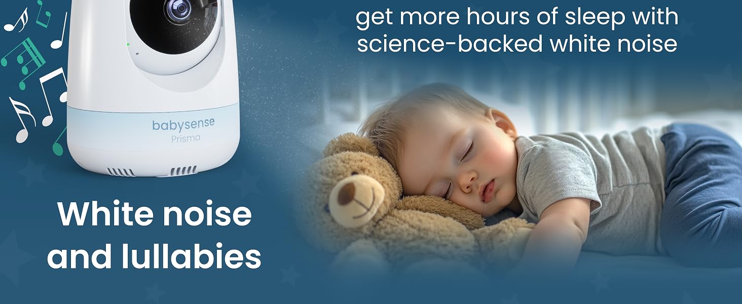 Babysense Video Baby Monitor White Noise & Lullabies