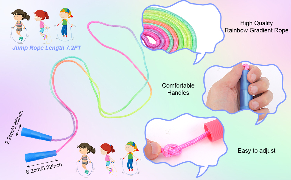 Durable Jump Ropes with Plastic Handles