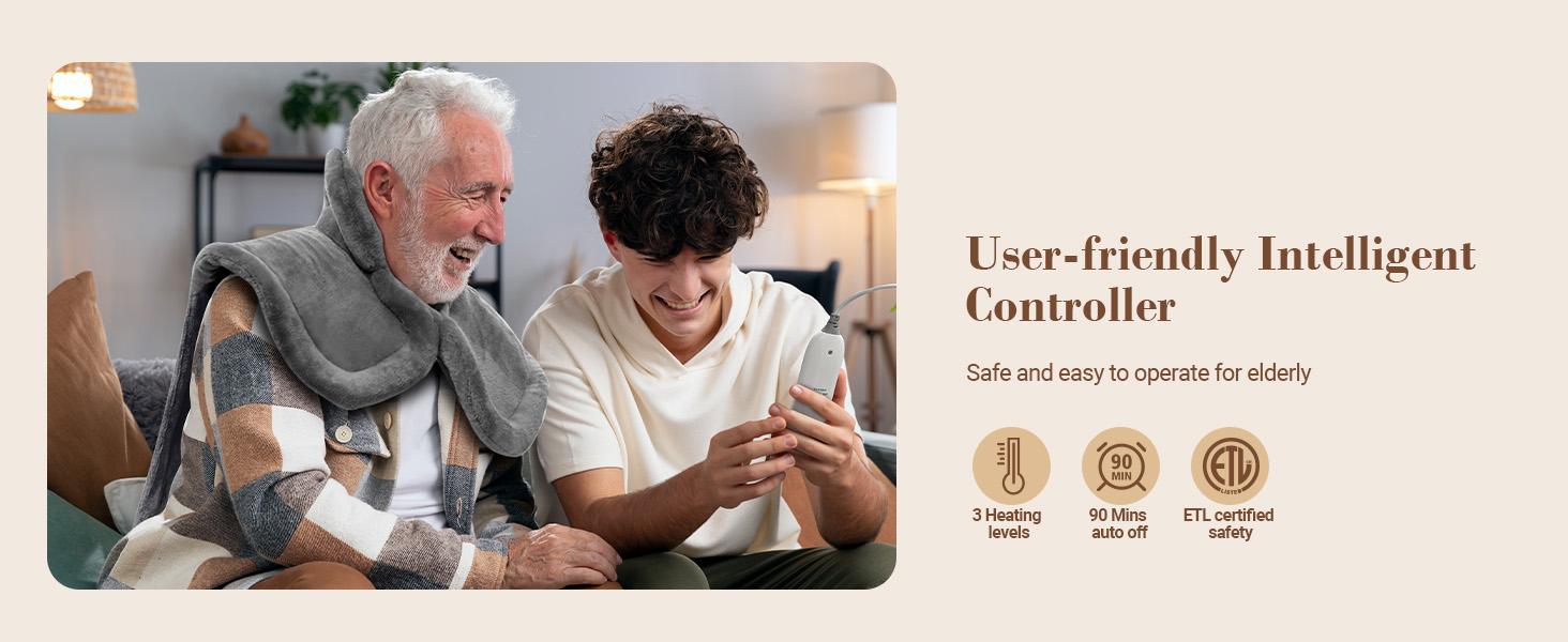 heat therapy relieve pain heating pad back neck shoulders Christmas gifts mom women birthday gifts