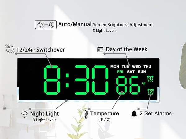 LED desk CLOCK