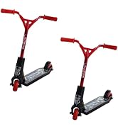 Calsgkspray 2Pcs Red Mini Finger Scooter,Cute Mini Skateboards,Plastic Finger Skateboards Finger ...