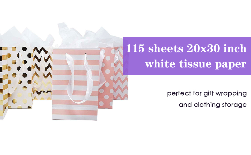 white tissue paper