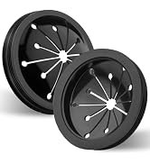 Garbage Disposal Splash Guard, 2 Pack 3 1/8" Sink Baffle Disposer Drain Splash Guard Collar Rubbe...
