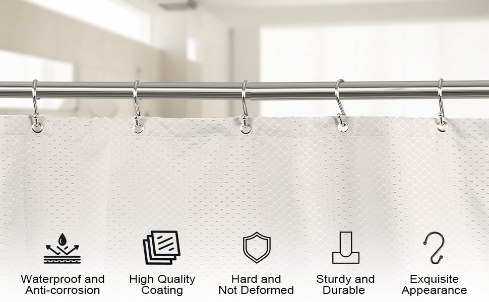 shower curtain hooks rings