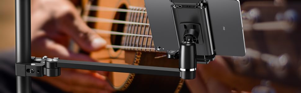 microphone stand ipad holder