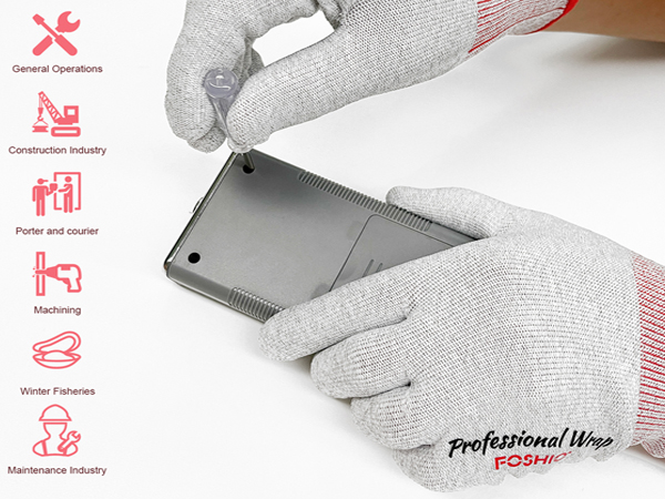 safety gloves, safety work gloves, cloth gloves, winter gloves, vinyl wrap tool kit
