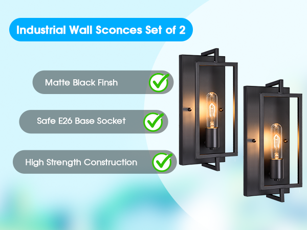 WALL LIGHT 2 PACKS