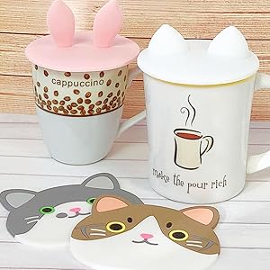 Cup cover, leakproof cup lid, silicon cup lid, silicone cup lid, mug cover, mug lid, drink cover