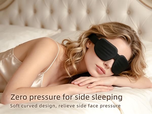 Eye Mask for Sleeping - 100% Blacking Sleep Mask for Men Women