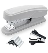 M&G Desktop Stapler Basic Stapler with 25 Sheet Capacity, Two Binding Modes, Portable Stapler wit...