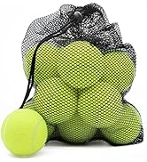 Magicorange Tennis Balls, 12 Pack Advanced Training Tennis Balls Practice Balls, Come with Mesh B...