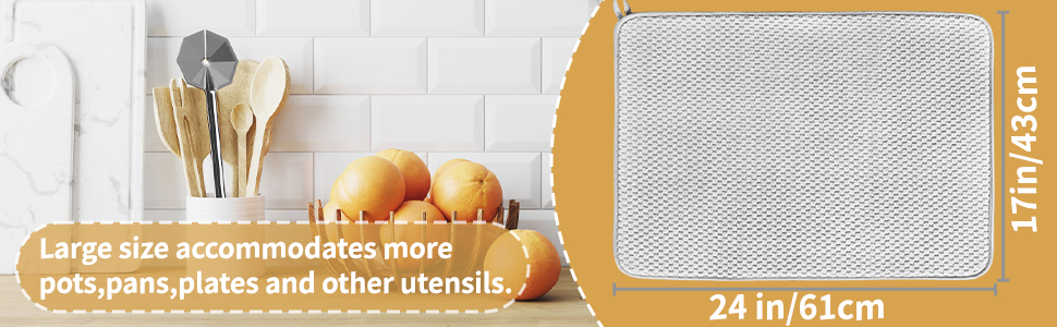 3.Dish Drainer Mats