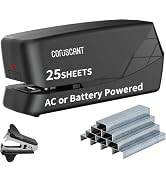 Coruscant Electric, Heavy Duty Automatic Stapler, 25 Sheet, Including 2000 Staples 1 Staple Remov...