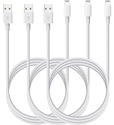 Apple USB Lightning Cable 3Pack 3FT Apple Charger Wire iPhone Fast chaging Cable Apple MFi Certif...