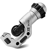 B BOSI TOOLS Tubing Cutter, 3/16 to 1-3/8 inch Outer Diameter Heavy Duty Pipe Cutter of Aluminum,...