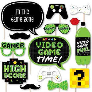 Game Zone - Photo Booth Props Kit