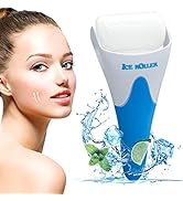 Ice Roller for Face Massage & Facial Skin Care - Facial Beauty Tool for Wrinkles, Eyes Puffiness,...