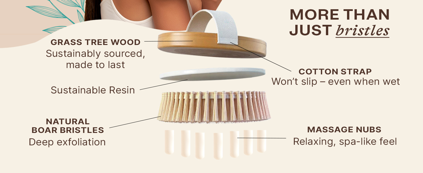 dry brushing body brush lymphatic drainage showering skin bath scrub shower natural cellulite