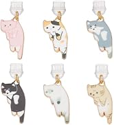 OLYCRAFT 6Pcs Dust Plug Charm Type C Anti Dust Plugs 1.7 inch Long Mobile Dustproof Plugs with Ca...