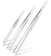 Set of 3 Kitchen Tweezers Fine Tweezer Tongs,MSY BIGSUNNY Stainless Steel Food Tweezers, Precisio...