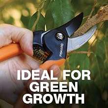 Fiskars 379451-1002 SoftGrip Pruner, Orange