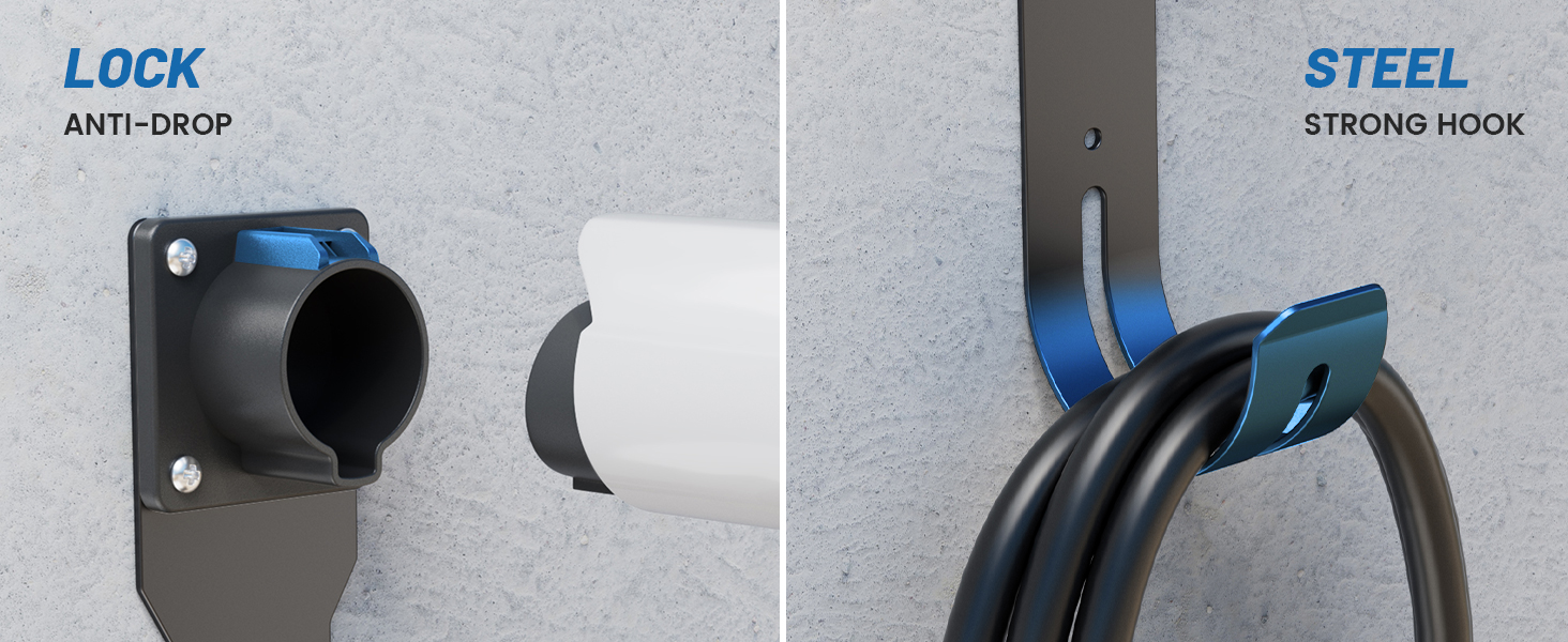 j1772 ev charger holder