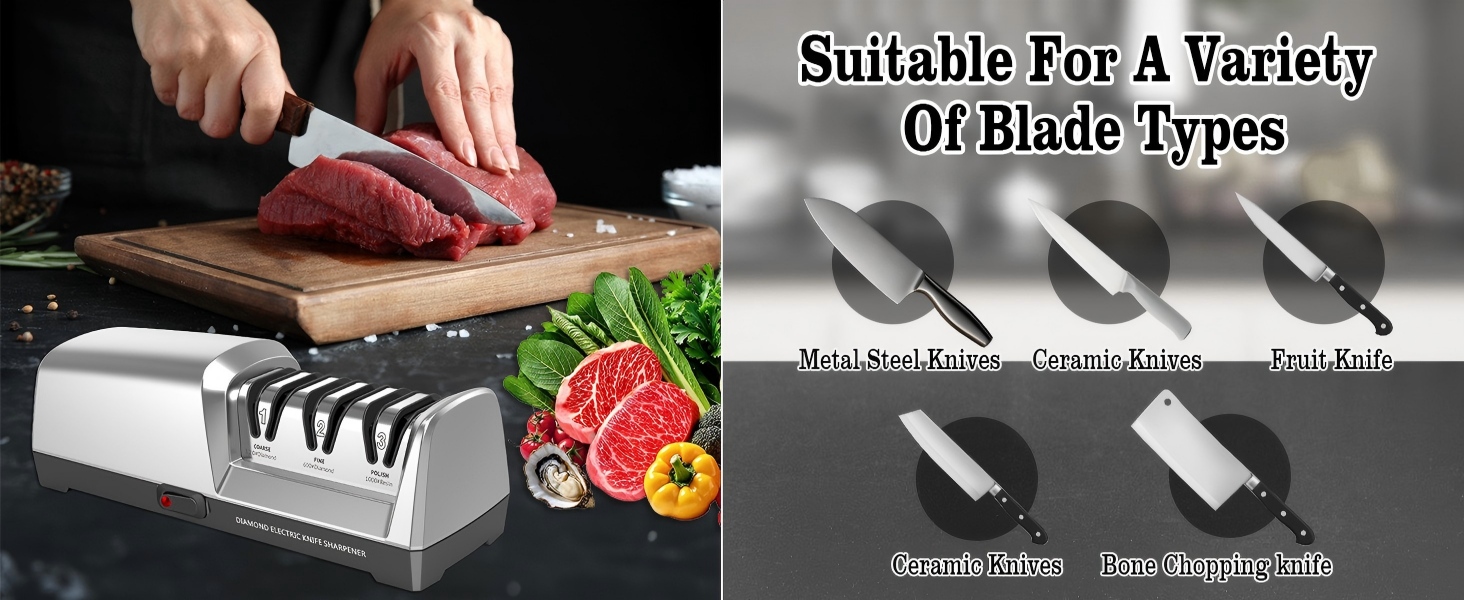 electric knife sharpeners for all knives