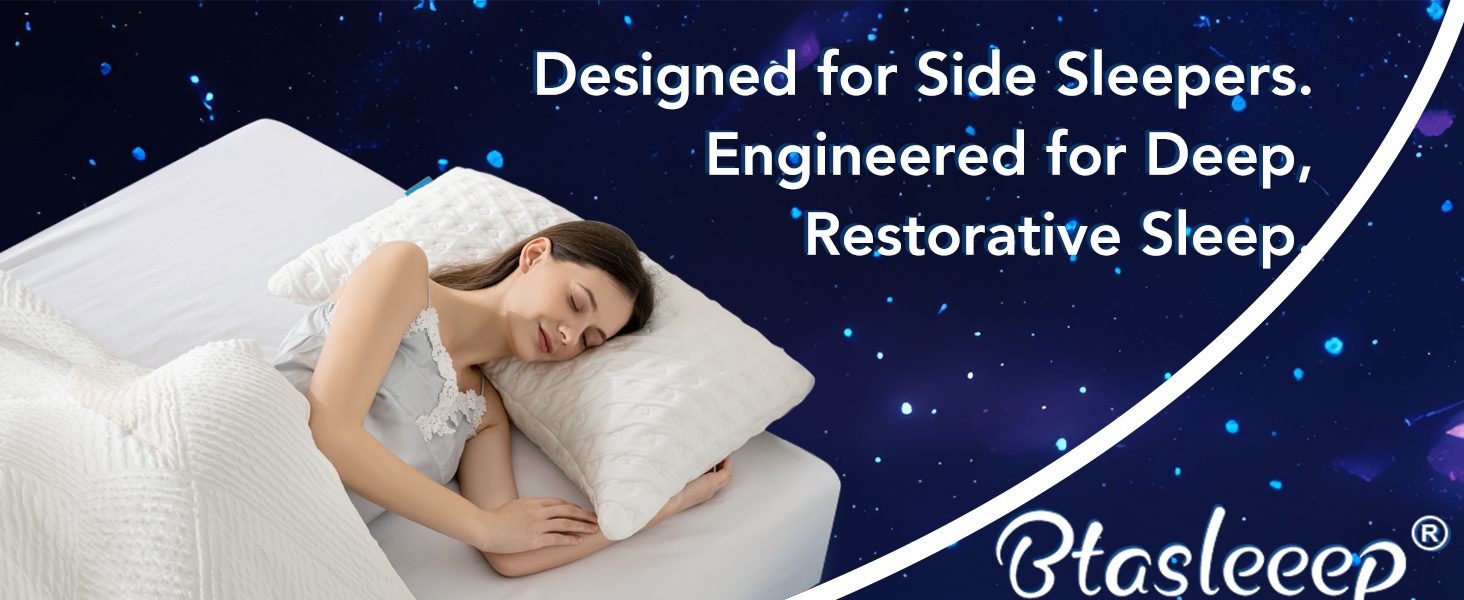 side sleeper pillow for adults Pillow for Side and Back Sleepers shredded memory foam pillow