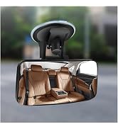 Baby Car Mirror,HD&Wide Angle Suction Cup Baby Mirrory with 360° Adjustable,Universal Car Seat Mi...
