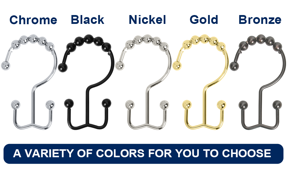 shower curtain hooks rings