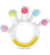 Haakaa Palm Teether - Soft Silicone Baby Soothing Teether Pacifier - Frozen Teething Toy for 3M+ ...