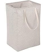 Foldable Laundry Hamper Waterproof Laundry Basket with Handle 72L Rectangle Storage Box for Cloth...