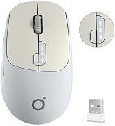SEUNKWANG EWEADN Q5 Wireless Mouse, Bluetooth & 2.4G Quiet Computer Mouses with 1600 DPI, Battery...