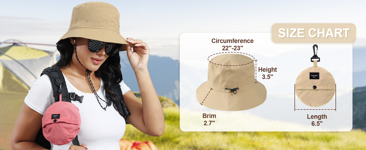 foldable bucket hat