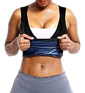 BXVX Sauna Suit Sweat Waist Trainer Vest for Women Sweat Workout Tank Top Shaper