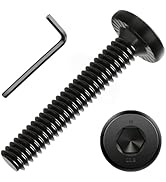 1/4-20 x 1-1/2"(25 Pack) Flat Head Hex Socket Cap Screws Bolts, FIXLINK Allen Hex Drive, Fully Th...