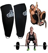 Bear Grips Deadlift Socks | Deadlift Shin Guards Builtin Padded Leg Sleeves | Shin Sleeves Weight...