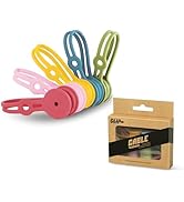 Xuuza Magnetic Cable Ties Silicone Cable Ties Charging Cord Organizer For Travel Cable Management...
