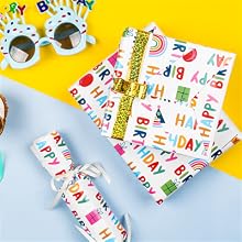 birthday wrapping paper