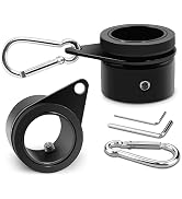 Flag Pole Rings, Aluminum Alloy Flagpole Rings 360° Rotating Anti Wrap Flag Mounting Ring, Spinni...