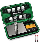 UNIWEIGH Digital Pocket Scale 200g/0.01g, Digital Scale Grams, Mini Jewelry Scale, Coins Scale wi...