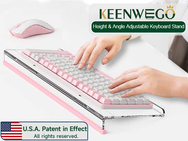 adjustable computer keyboard stand